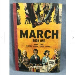 March Book One Graphic Novel Top Shelf John Lewis Civil Right Edmund Pettus Brid